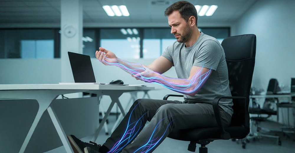 оніміння рук, спазми, важкість у ногах під час сидіння